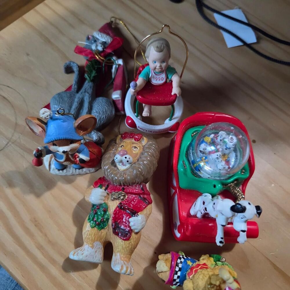 Vintage Christmas Ornament Lot Vintage Christmas Ornament Lot
